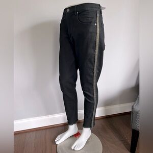 LOFT Skinny Jeans with Gold Trim